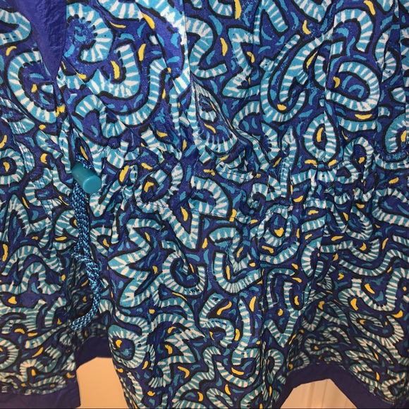 NIKE ABSTRACT UNIQUE PRINT VINTAGE Y2K WINDBREAKER 90’s CINCH WAIST (G) - Picture 7 of 7